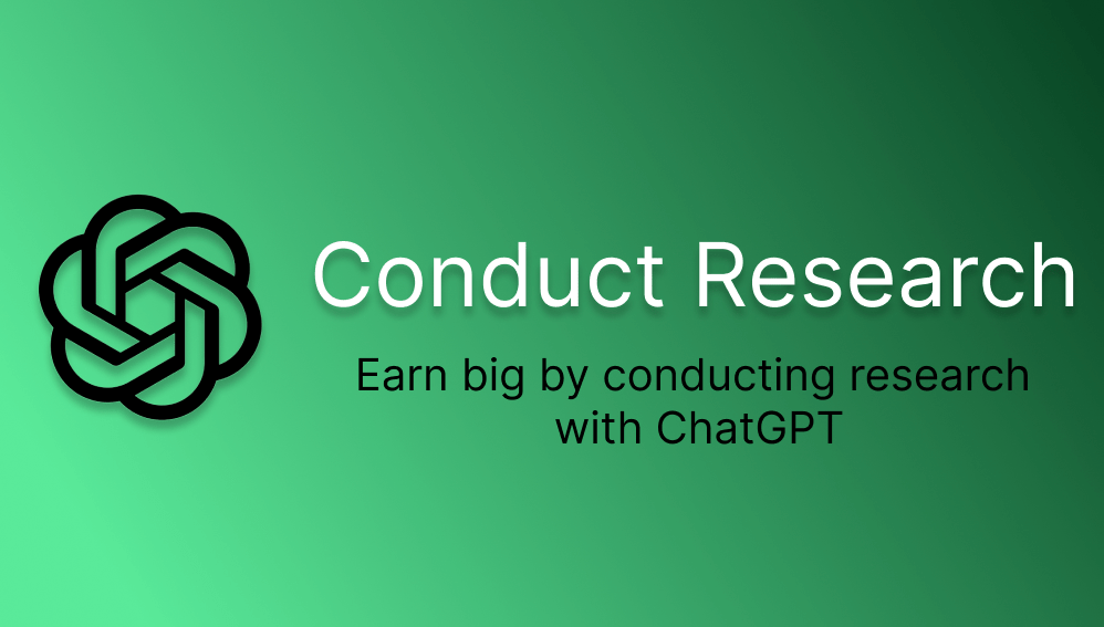 ChatGPT for Conduct Research